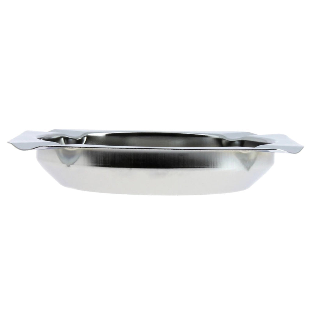 4 Posacenere in Acciaio Inox Diametro 11,5 Cm Posacenere Esterno Interno 59817