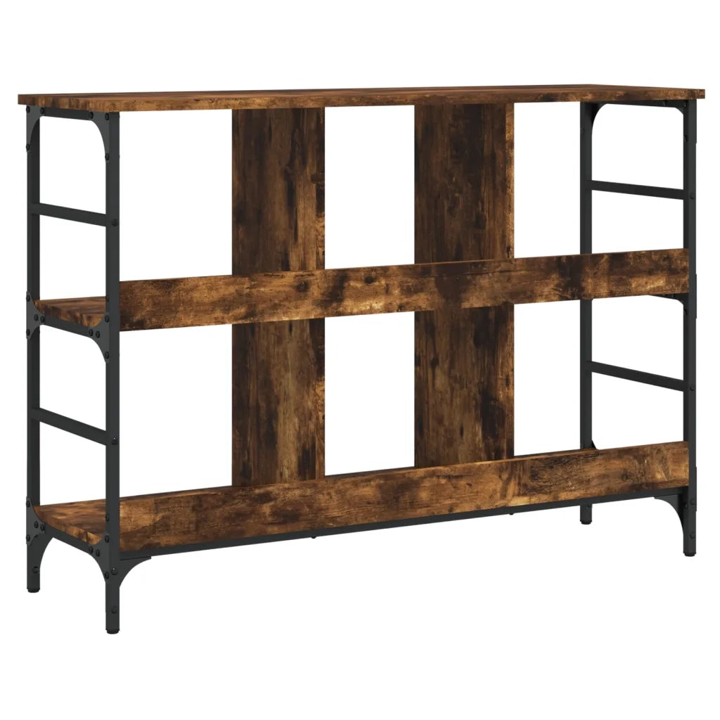 Credenza Rovere Fumo 102x32x73,5 cm in Legno Multistrato 837724
