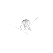 Lampada a Soffitto TOSCA P/3 LED Integrato 45W 2500lm 4000K Luce Naturale - Alluminio Satinato Bianco Diffusore in Silicone - Gealuce