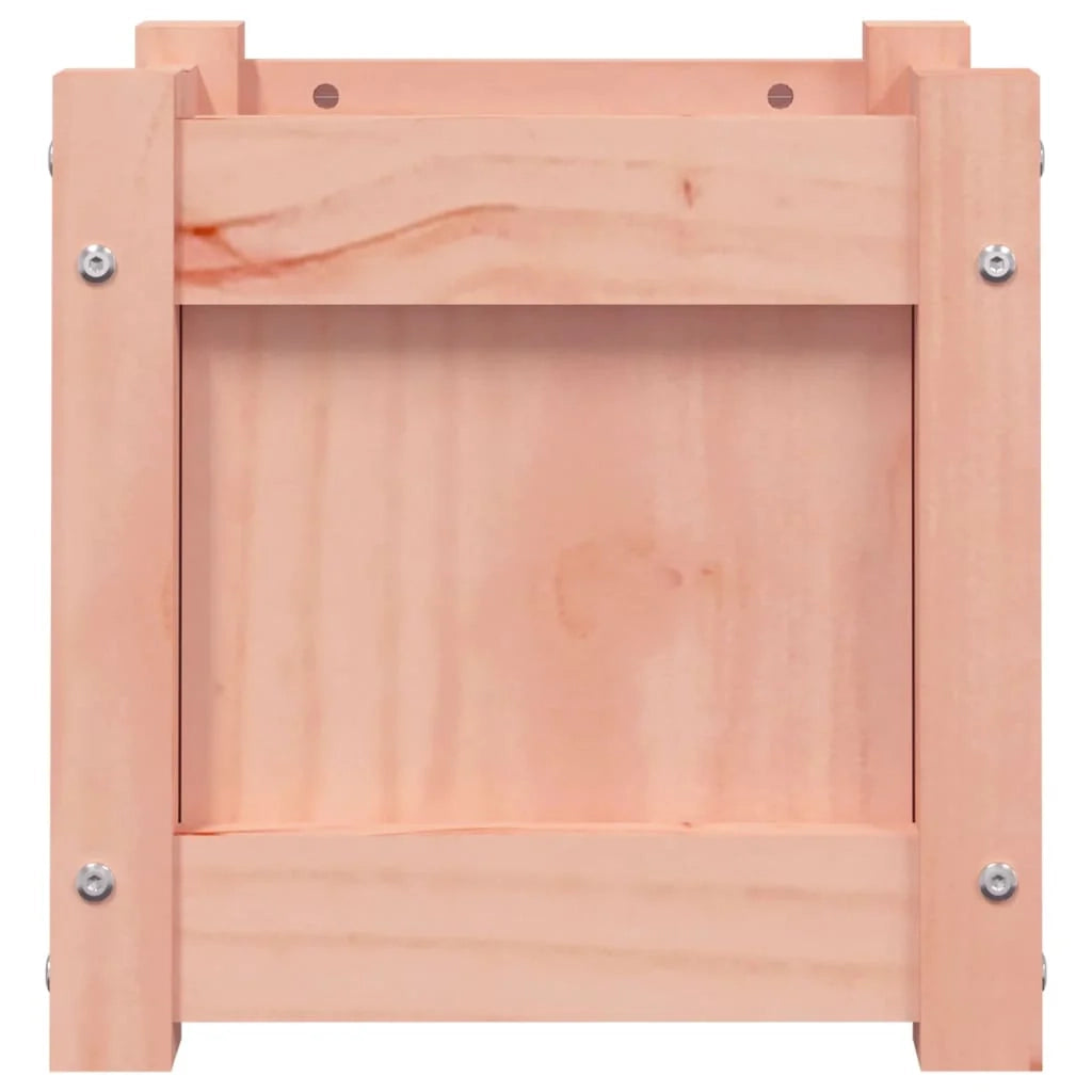 Fioriera rialzata per piante fiori giardino terrazze set da 2 legno massello di abete Douglas marrone 02_0039058