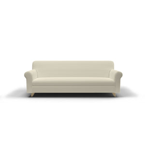 Copridivano Elasticizzato 2 Posti in Poliestere Leslie Panna