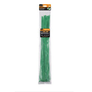 Trade Shop - Set 20 Pz Fascette Cavi Cavo Verde Stringenti In Plastica Nylon 4.8x500mm 92401 -
