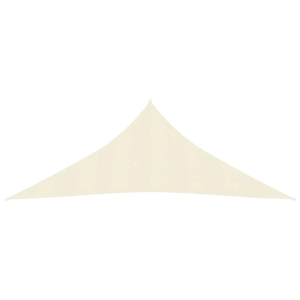 Vela ombreggiante/ombrellone 160 g/m² 3 x 3 x 3 m HDPE crema 02_0009081