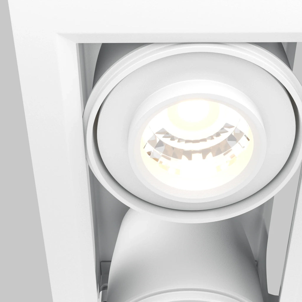 Maytoni Faretto moderno Metal Modern 1 luce LED integrato bianco alluminio