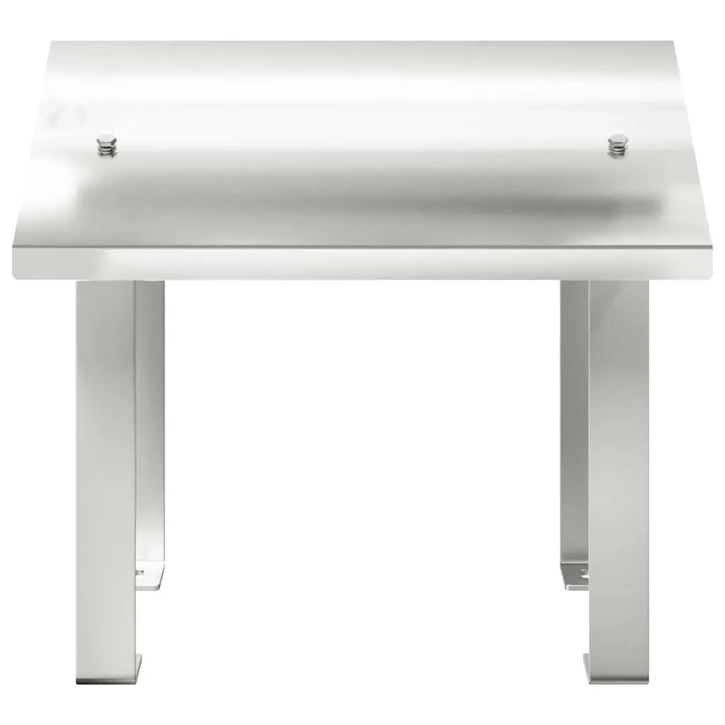 vidaXL Cappa Camino Argento 40 x 40 x 37.5 cm Acciaio inossidabile