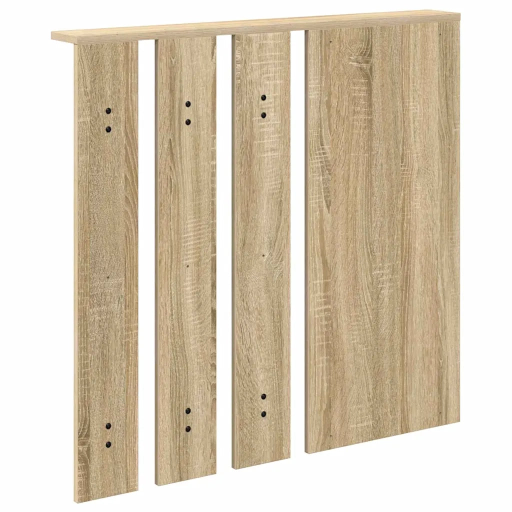 Appendiabiti a muro con specchio rovere sonoma 84 x 10 x 80 cm CFW4134538