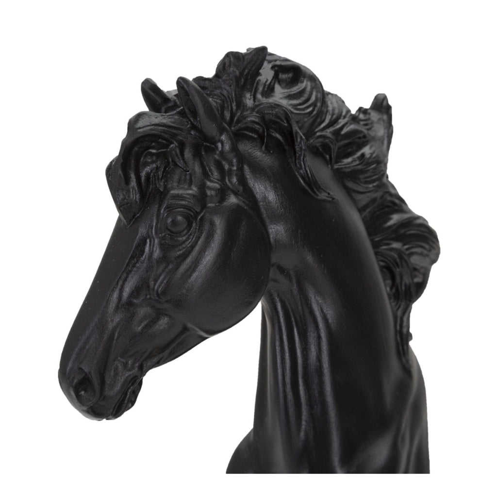 Scultura Scacchi 12, Nero, Poliresina, 14x11x27 cm
