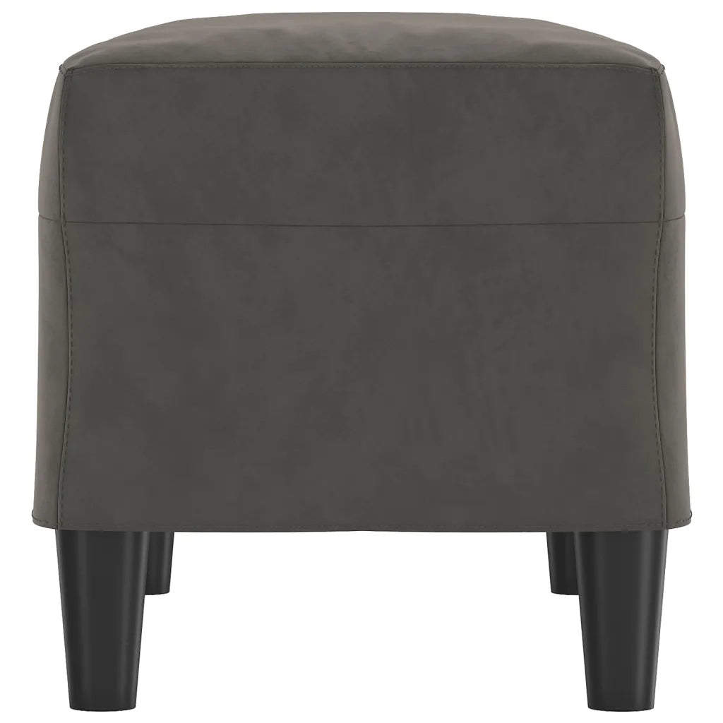 Panca Grigio Scuro 70x35x41 cm in Velluto 349398