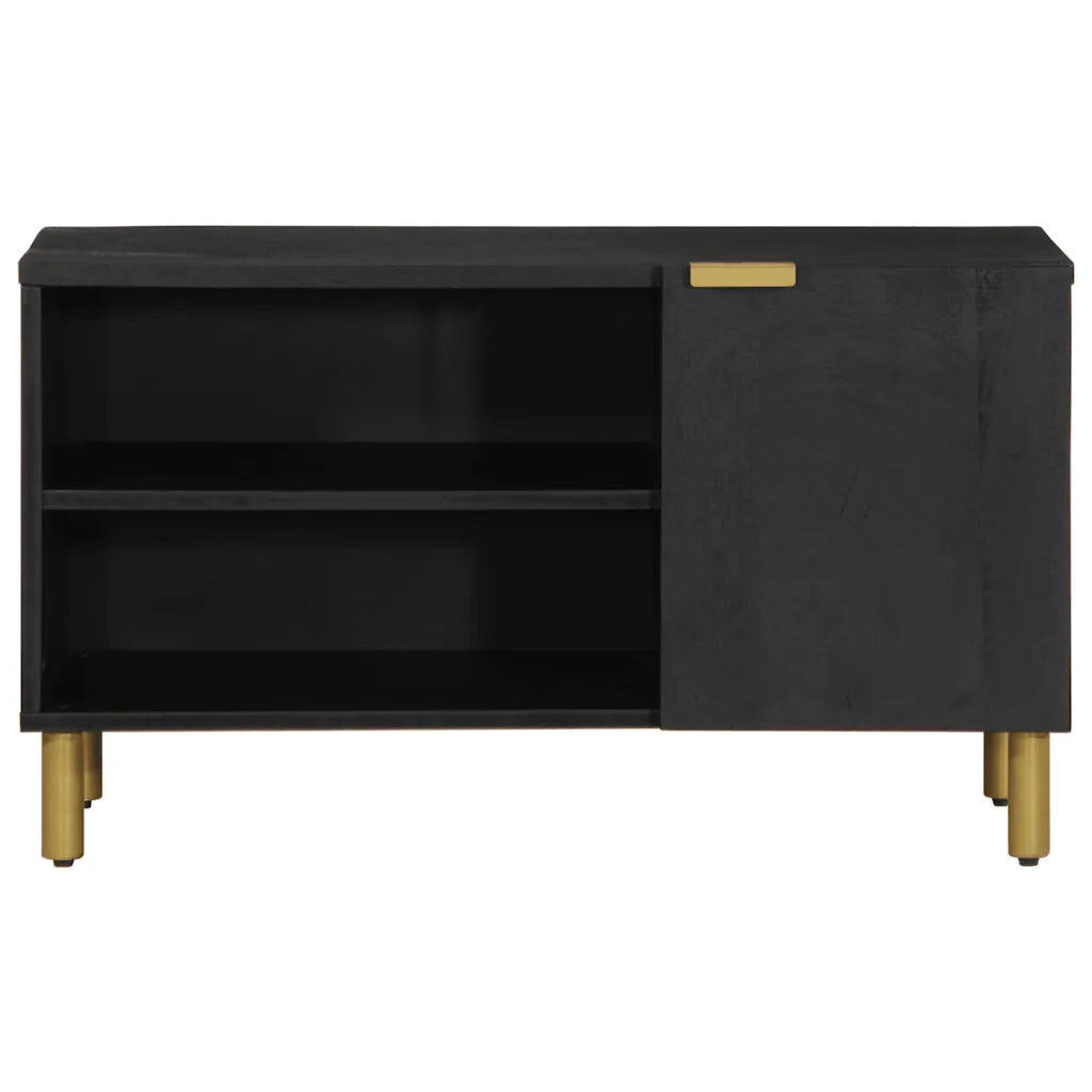 Mobile Porta TV Nero 80x33x46 cm in Legno Multistrato 4017663