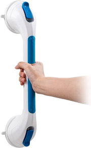 Manicure per bagno - Manicure per doccia - Supporto equilibrio - Installazione semplice senza attrezzi - 43 cm Lungo - Blu