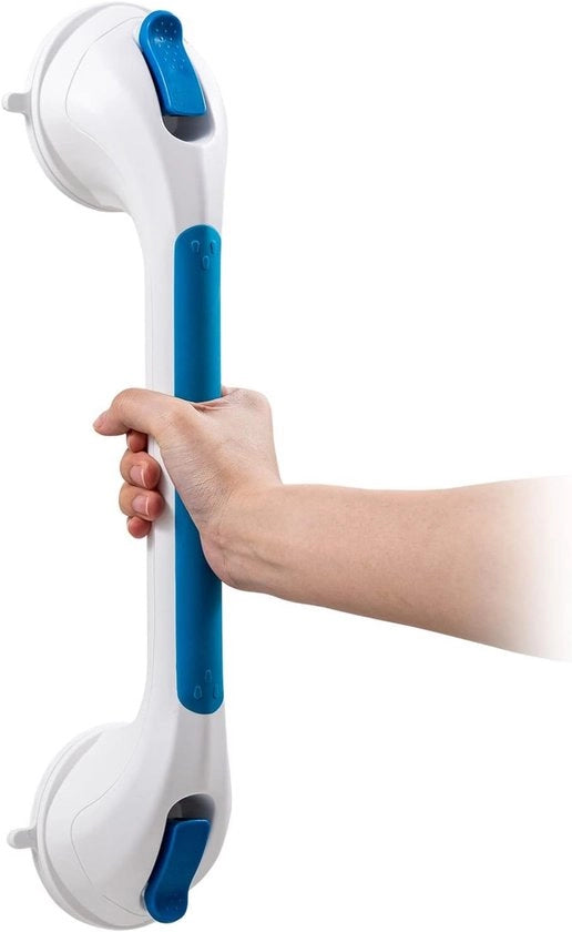 Manicure per bagno - Manicure per doccia - Supporto equilibrio - Installazione semplice senza attrezzi - 43 cm Lungo - Blu
