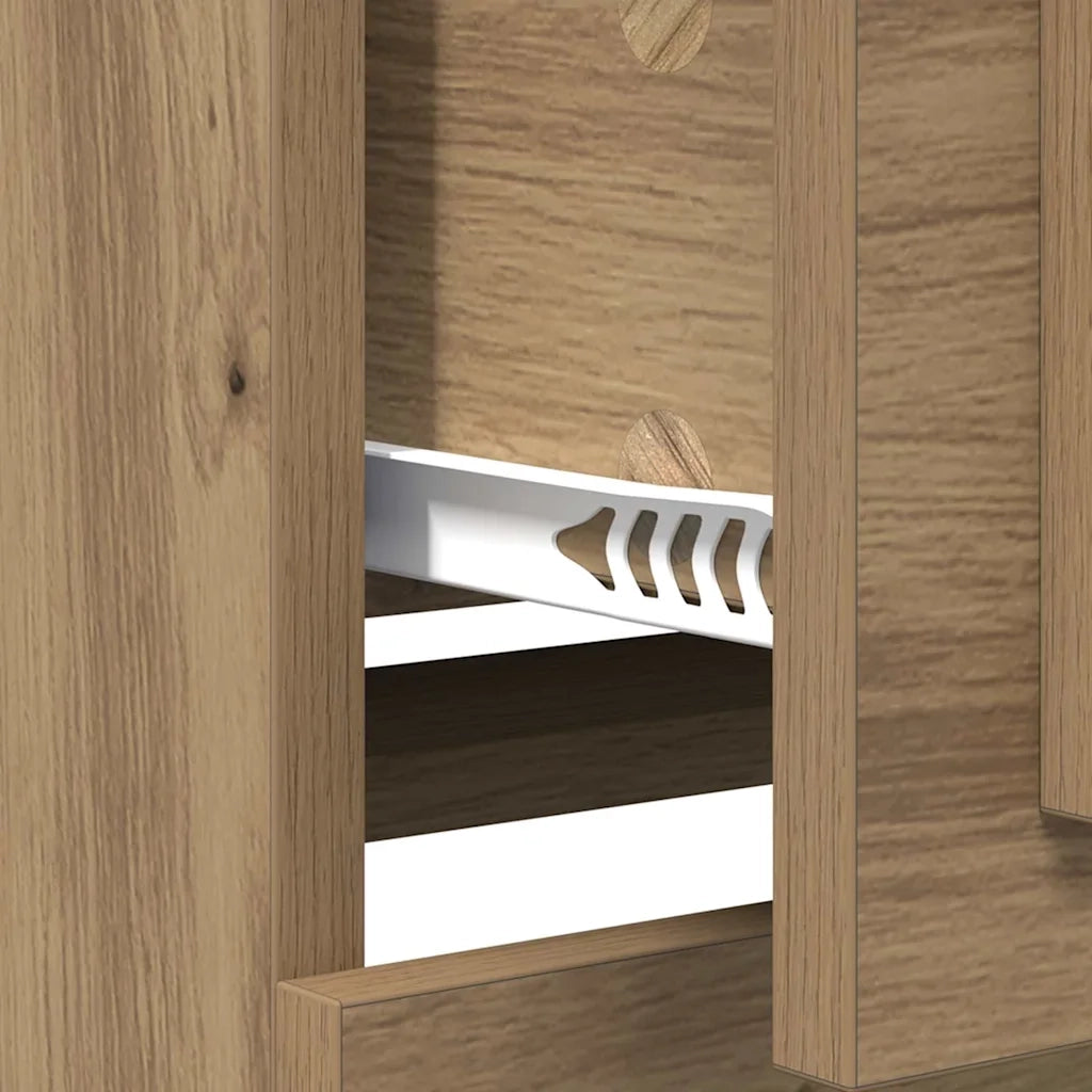 Credenza | Sideboards 2 pcs Rovere artigianale 70 x 35,5 x 67,5 cm