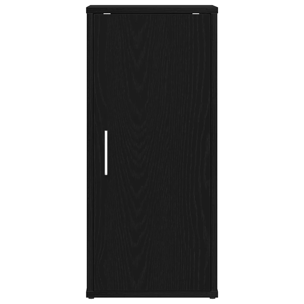 Scarpiere 2 pz Rovere Nero 32x35x70 cm in Legno Multistrato 862076