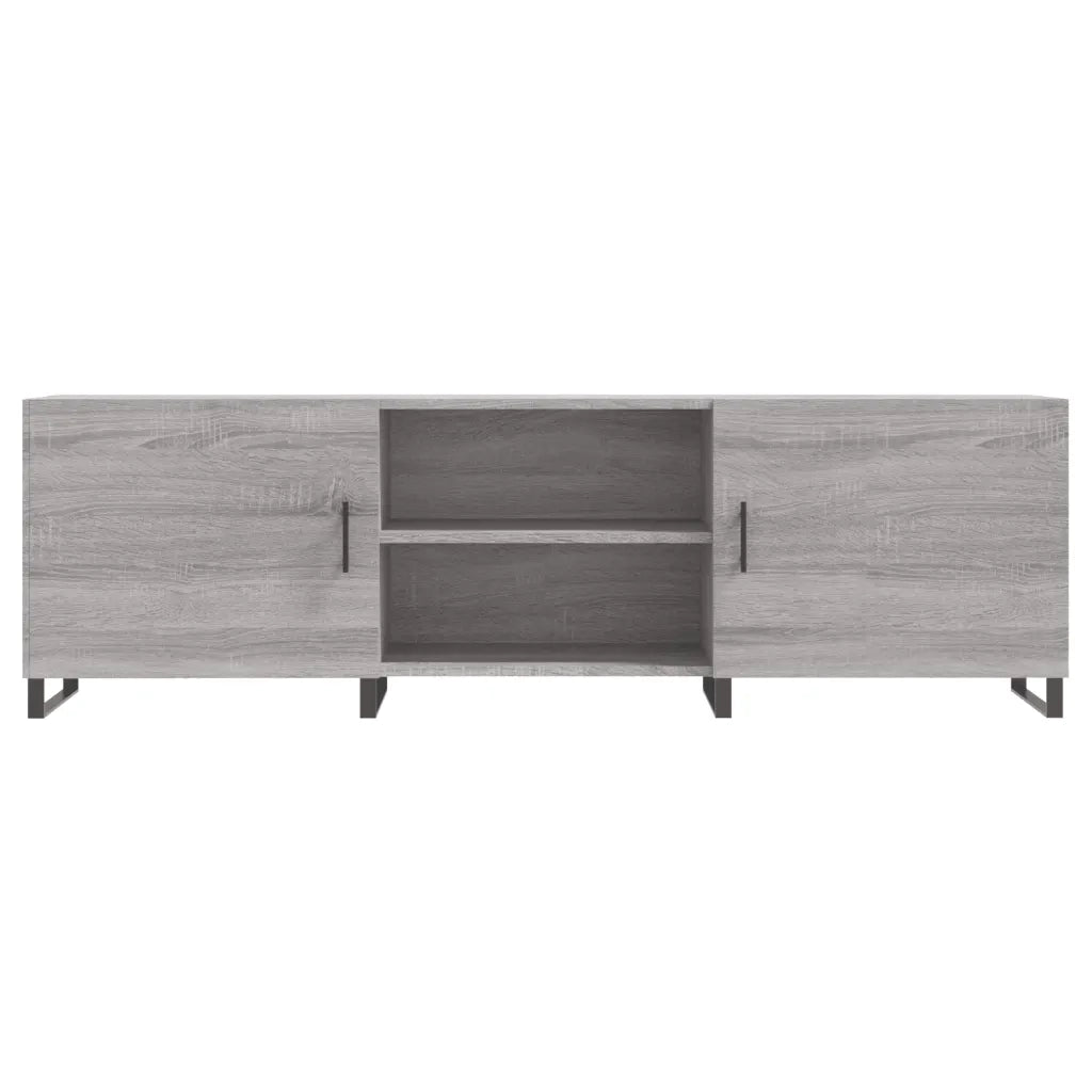 Mobile Porta TV Grigio Sonoma 150x30x50 cm in Legno Multistrato 829122
