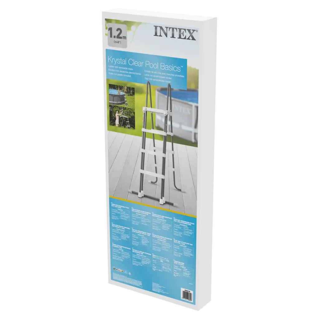 INTEX Scaletta di Sicurezza per Piscine a 4 Gradini 122 cm 92561