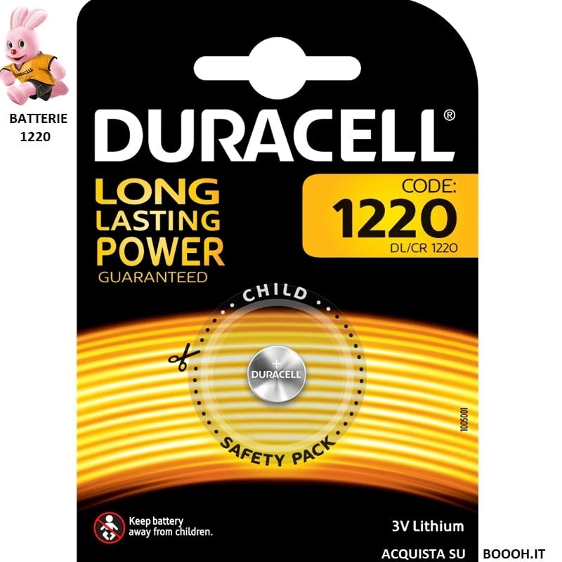 PILA A BOTTONE '1220' Blister 1 pezzo - 10 pezzi- DURACELL