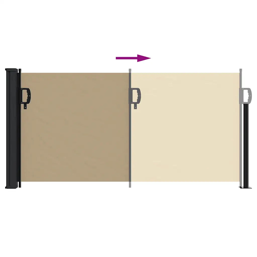 Tenda da Sole Laterale Retrattile Beige 100x300 cm 4004270