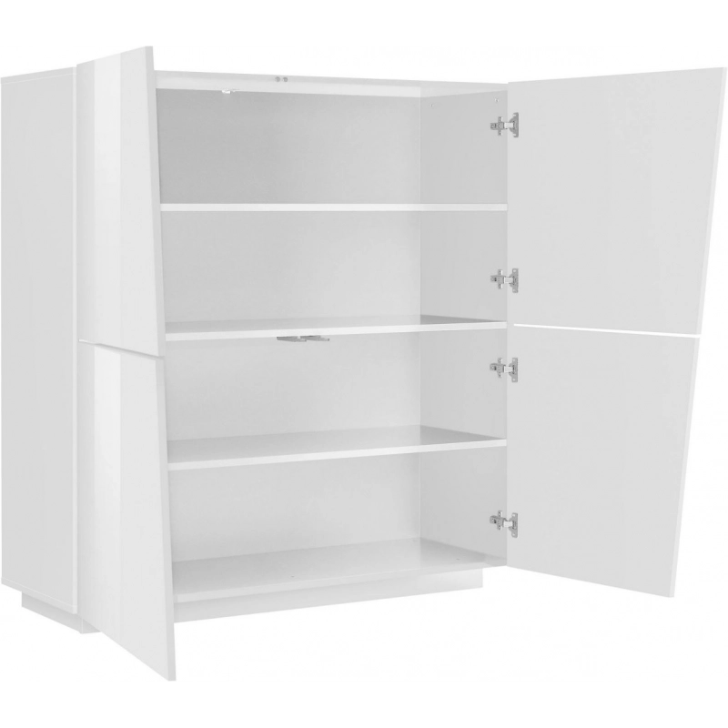Madia Vega – 4 ante – 120x126x43 - Bianco Lucido