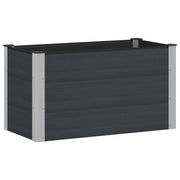 Letto rialzato da giardino Nero 100 x 50 x 54 cm 42038976