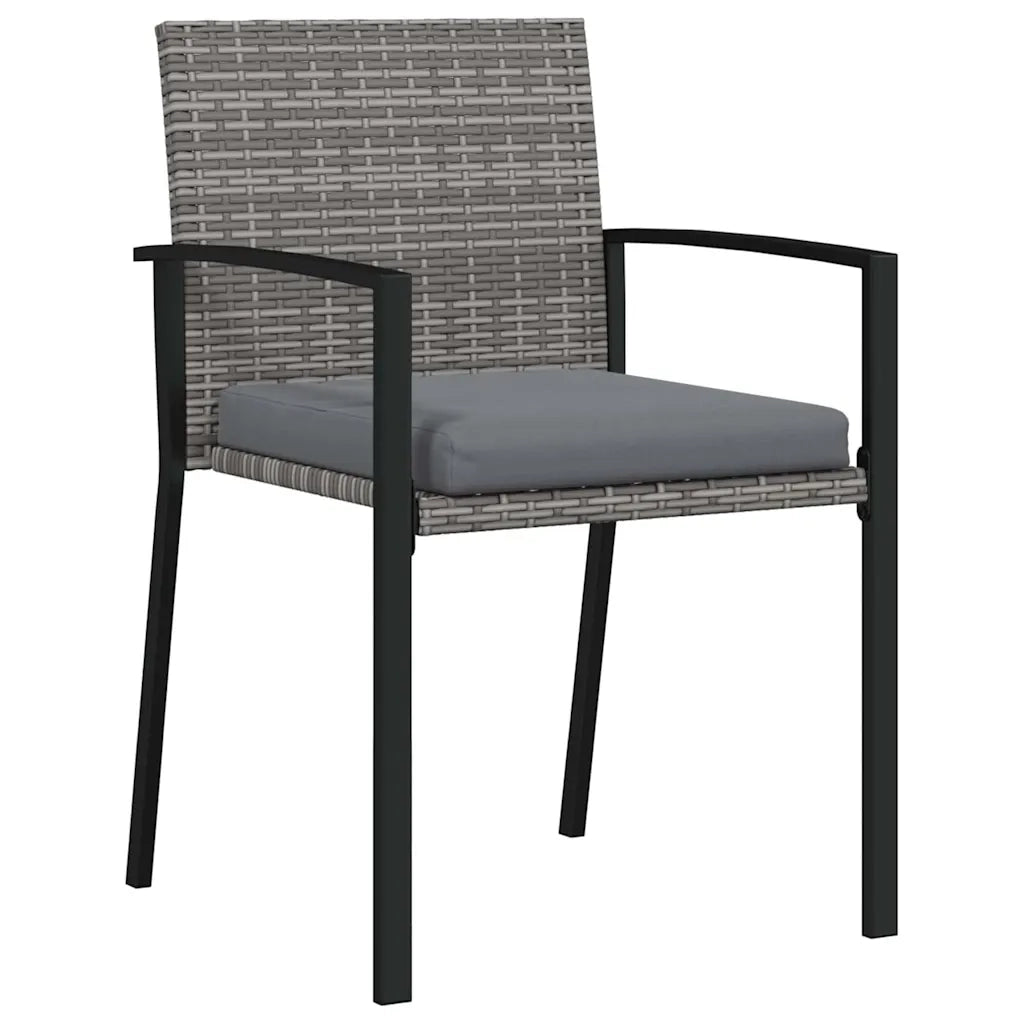 Set da Pranzo per Giardino 5 pcs Grigio 3379242