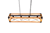 Lampada a Sospensione da Interno Attacco E27 in Metallo Nero Opaco