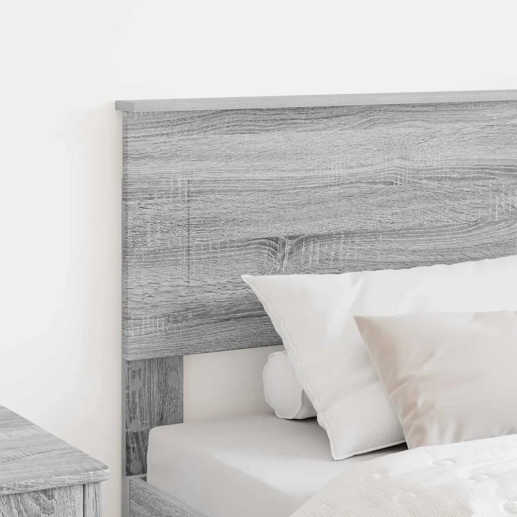 Testiera-Testata-Testiera Decorativa Grigio Sonoma 90 cm Legno multistrato 958199