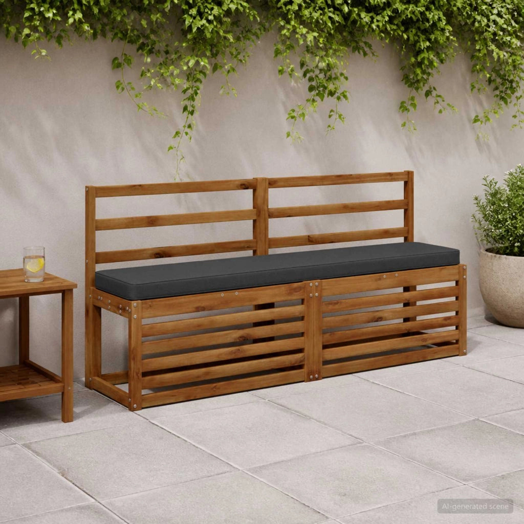 Cuscino per Panchina a 1 Pezzo VUGHT 100% Poliestere Antracite 950722