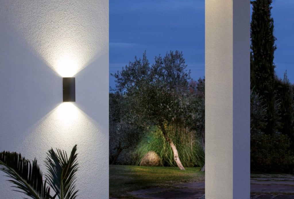 APPLIQUE DOPPIO LED 'TRUMP' 12 W 700 lumen - grigio  - SOVIL