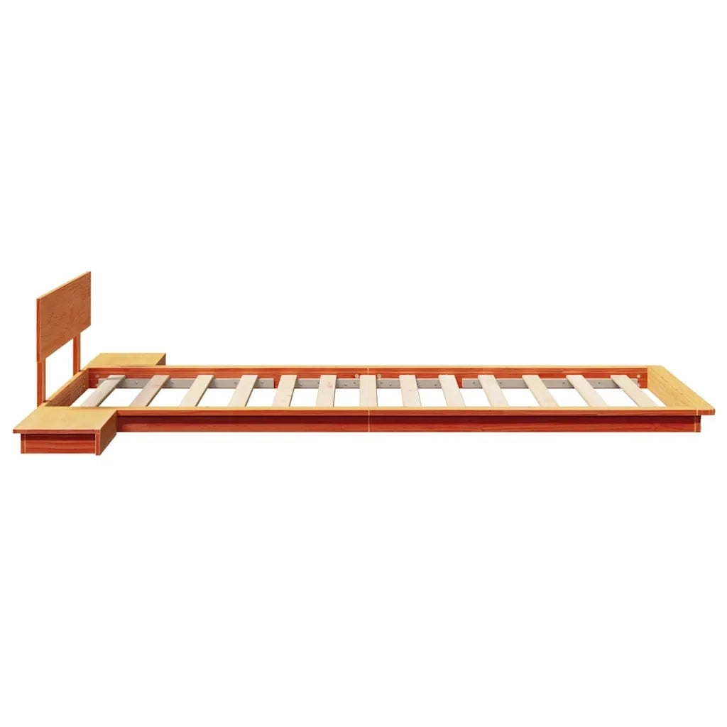 Struttura del letto Marrone 90 x 200 cm legno