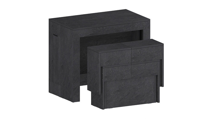 Panca Allungabile 66/290x25x45 cm Pratika Singola A Grigio Ardesia