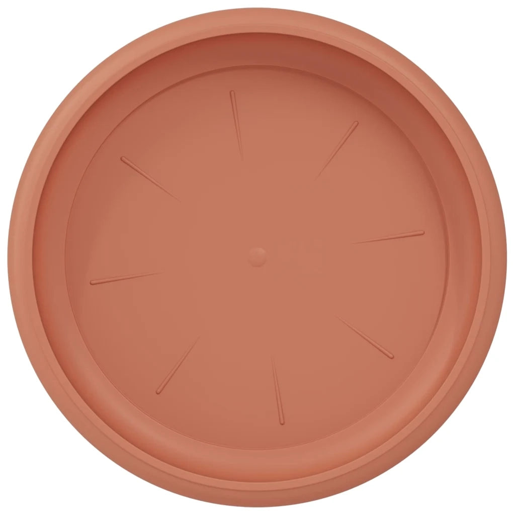 Vassoio Rotondo per Fiori 24 pz Rosso Mattone ? 14 x 2 cm CFW5855545