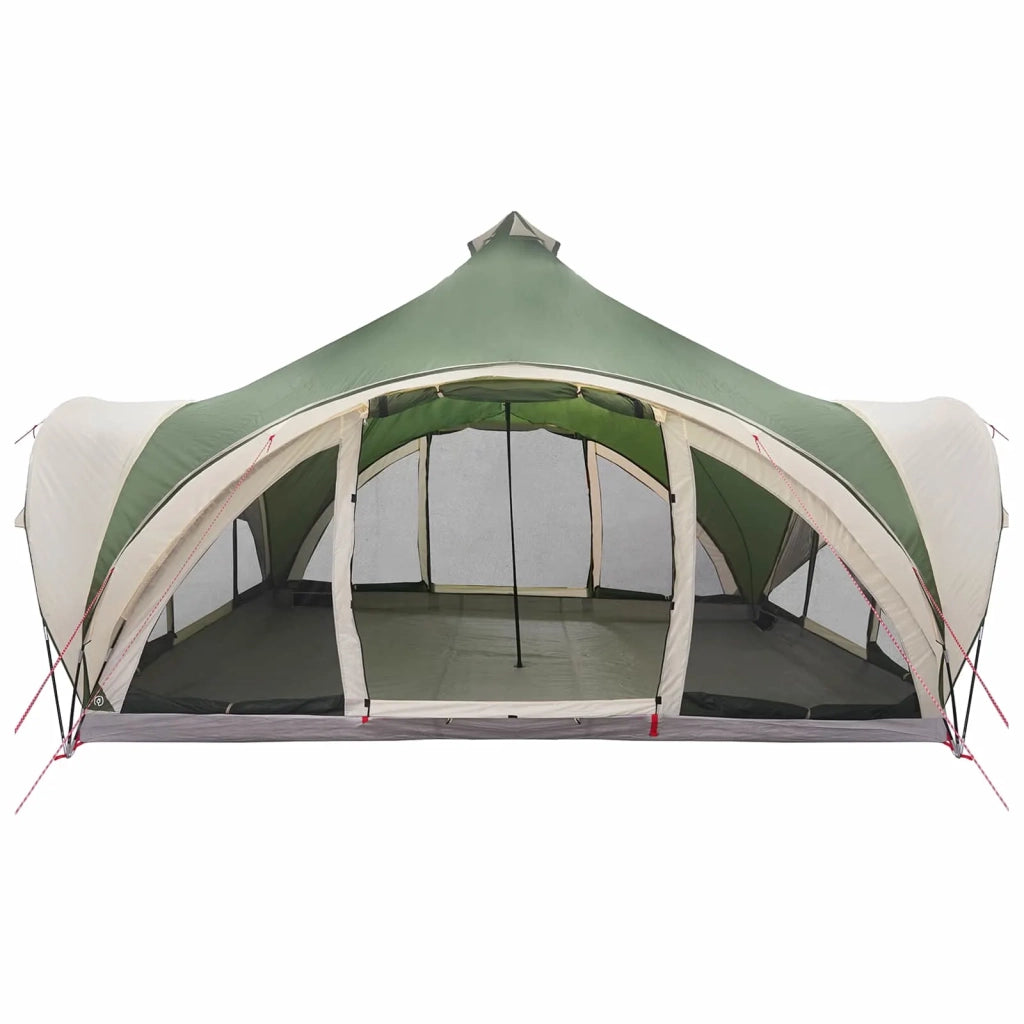 Tenda Tipi con tetto Verde 18 Persone Poliestere e Acciaio 42028619
