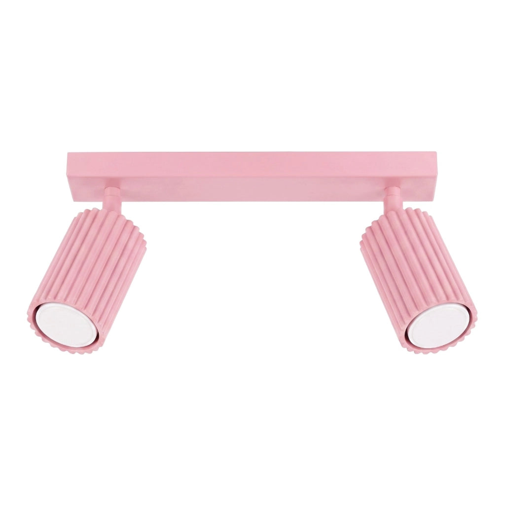 Plafoniera KARBON 2 rosa