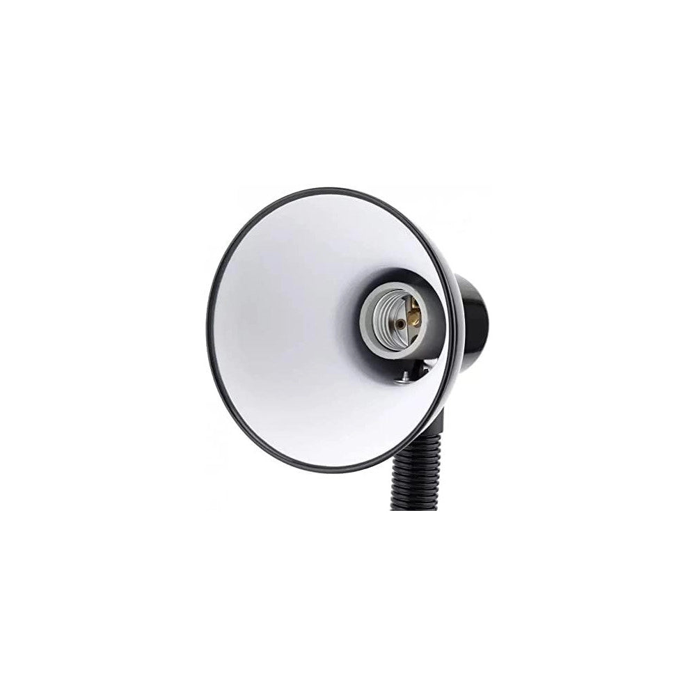Trade Shop - Lampada Da Scrivania Lampada Tavolo Con Pinza Orientabile Snodabile E27 -