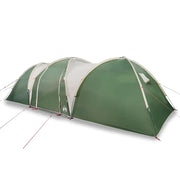 Tenda da Campeggio | Tenda Familiare a Cupola per 8 Persone Verde Impermeabile
