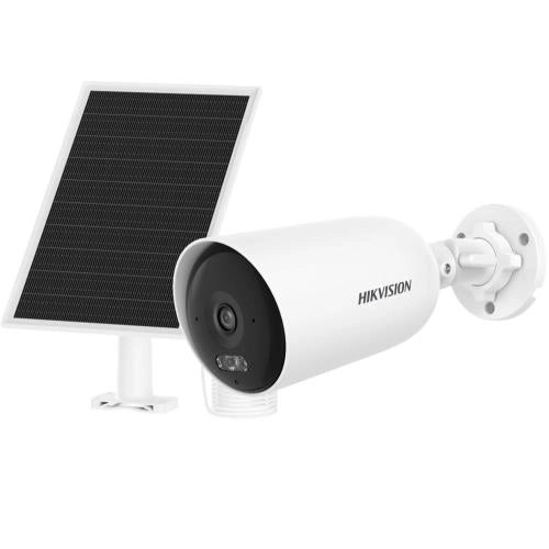 Telecamera hikvision ip solare 4mp ottica fissa 4mm (batterie incluse) smart hybrid light hik-connect - ds-2cfs04/4g