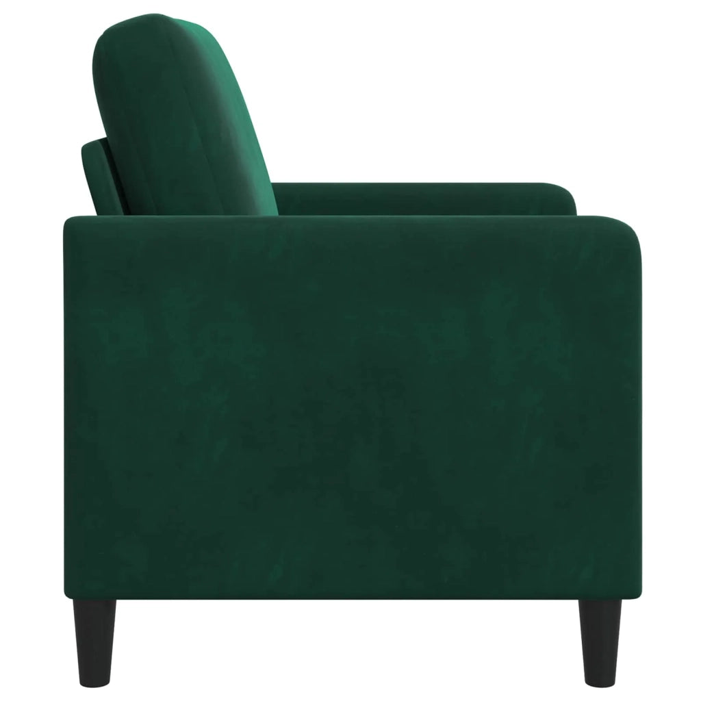 Divano con Storage Verde Scuro 72 x 78 x 87 cm Poliestere 42036879