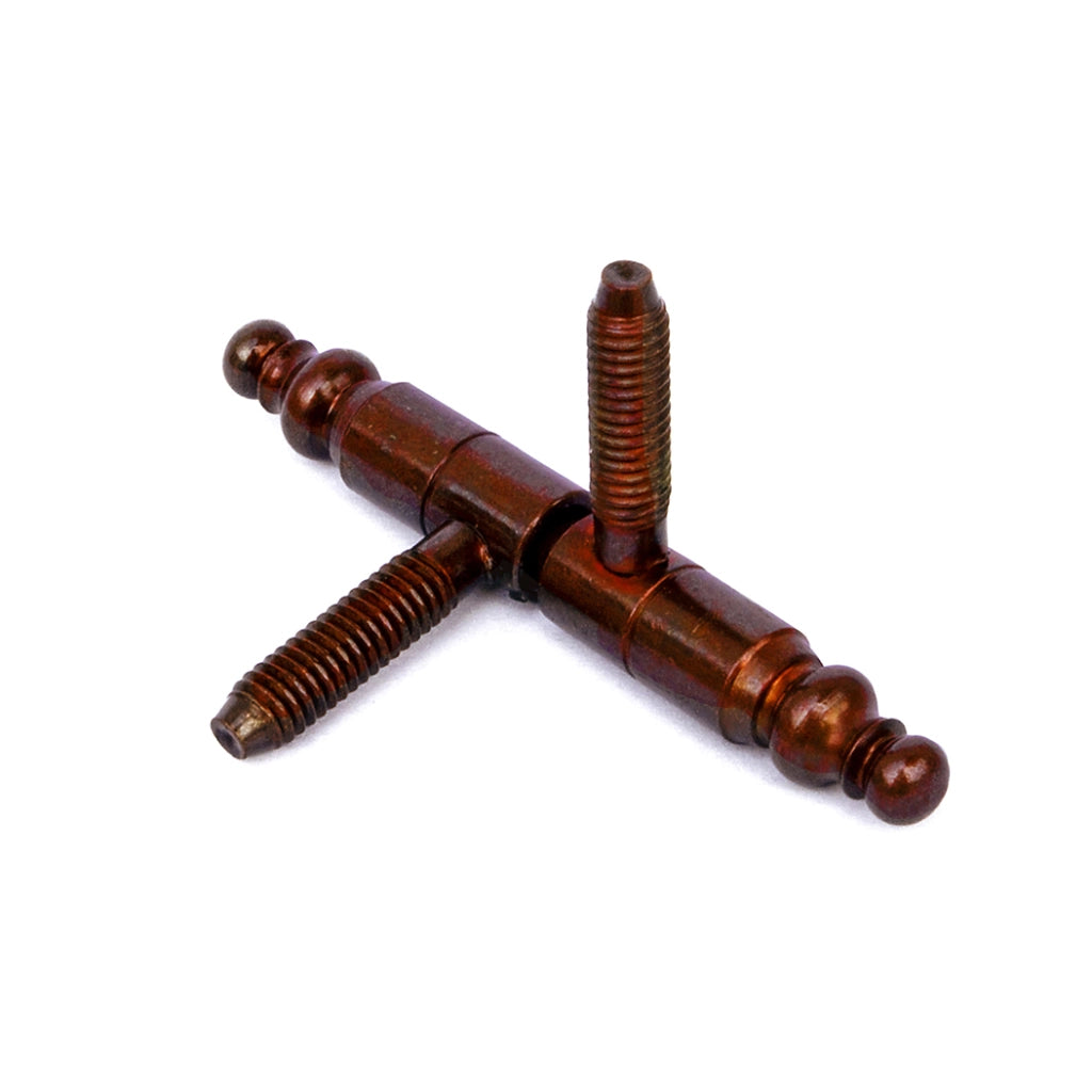 Cerniere tornite "Anuba" con testina - Ã˜ 13 mm. - canna di fucile - 2 pz.