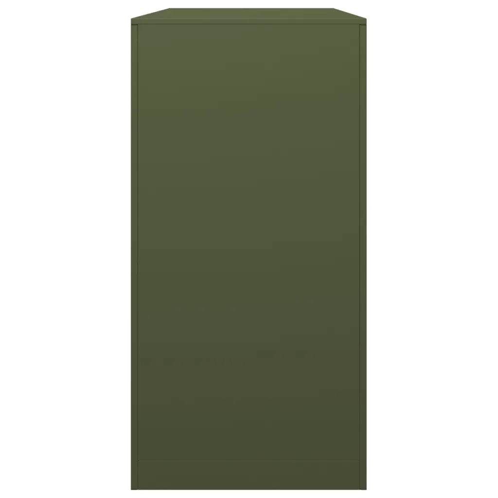 Rastrelliera per Legna da Ardere-Portalegna Verde 100x40x80 cm in Acciaio