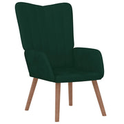Poltrona Relax | Sedia Relax Verde Scuro in Velluto