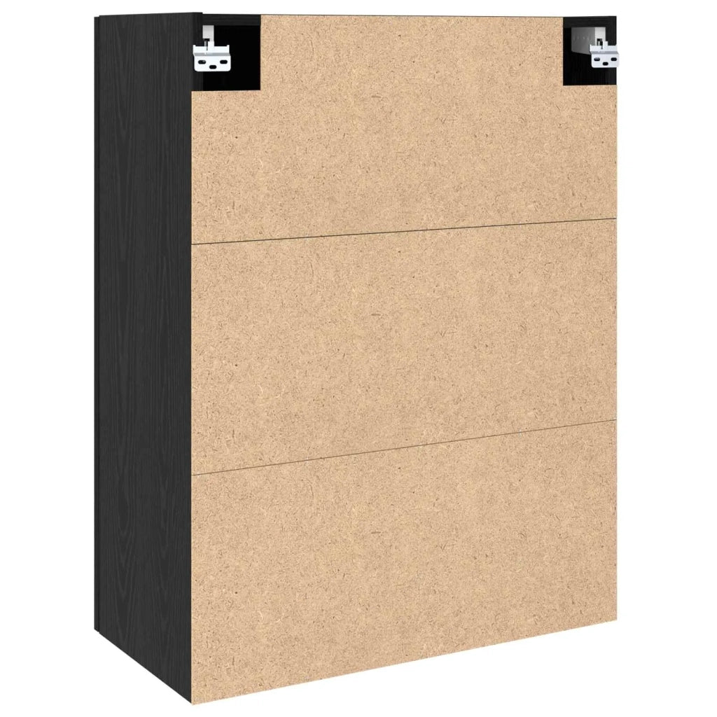 Armadietto a muro Rovere Nero 69,5 x 34 x 90 cm 879509