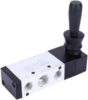 Valvola pneumatica 5 porte - manuale - lega di alluminio - compatta - leggera - alta durezza - valvola di ventilazione
