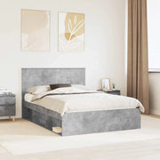 Struttura del letto Grigio Concretè 135 x 190 cm Pino massello 3411022