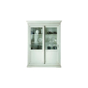 Vetrina classica in legno 2 porte scorrevoli l.165 p.50 h.215 - Mobili 2G