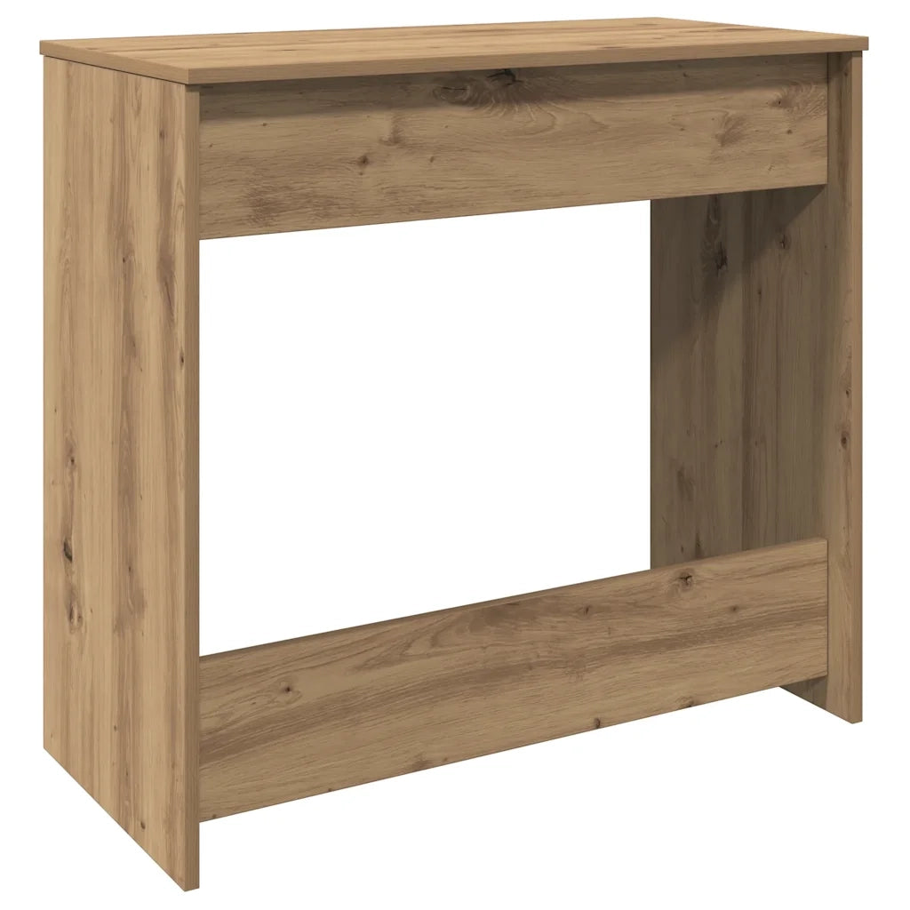 Scrivania Rovere Artigianale 80x40x75 cm in Legno Multistrato 855993
