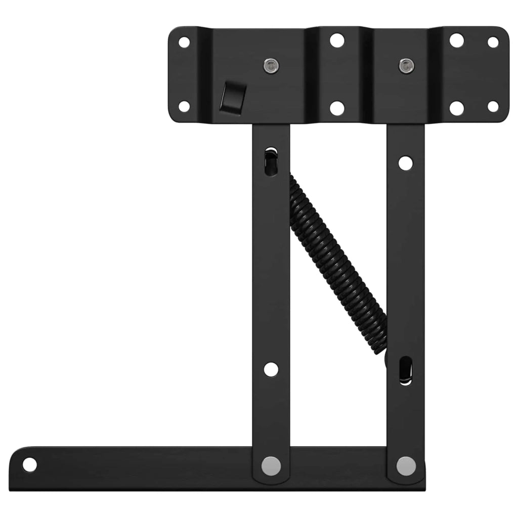 Meccanismo di Sollevamento per Letto 12 pcs Nero Ferro