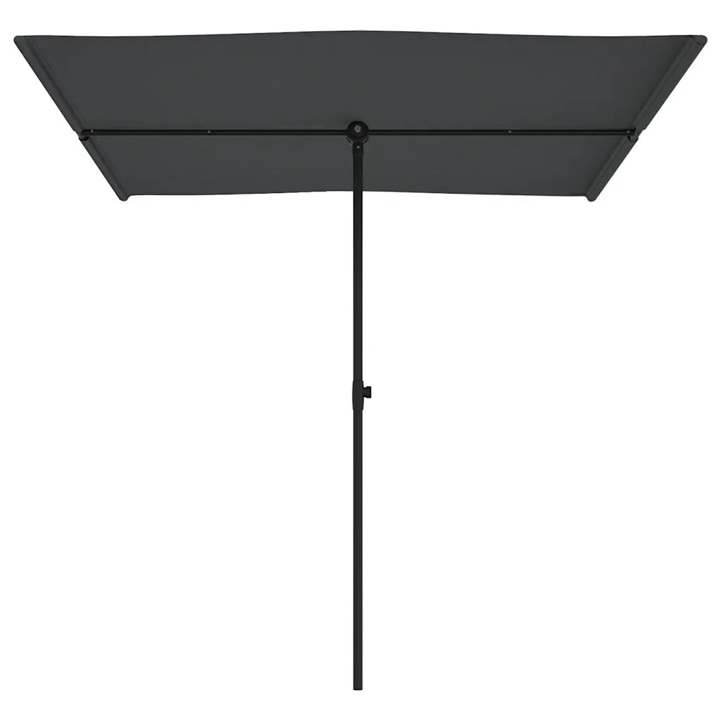 Ombrellone da Giardino con Palo in Alluminio 2x1,5 m Antracite 47338
