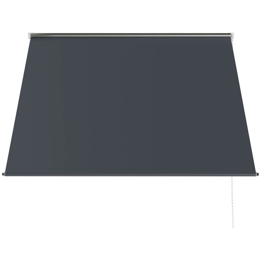 Tenda da Sole a Bracci con Apertura Manuale 150x120 cm Inclinazione e Protezione UV30+ Grigio
