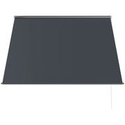 Tenda da Sole a Bracci con Apertura Manuale 150x120 cm Inclinazione e Protezione UV30+ Grigio