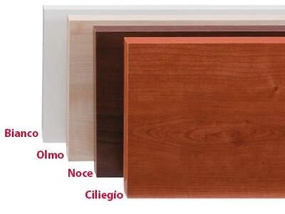 MENSOLE MENSOLA IN LEGNO SQUADRATE CM.80X20X1.8 COLORE NOCE/OLMO/ BIANCO